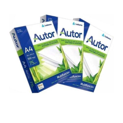 Resma AUTOR A4 x 75grs. (B x 10u.)
